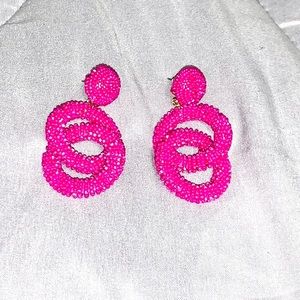 Beautiful pink earrings